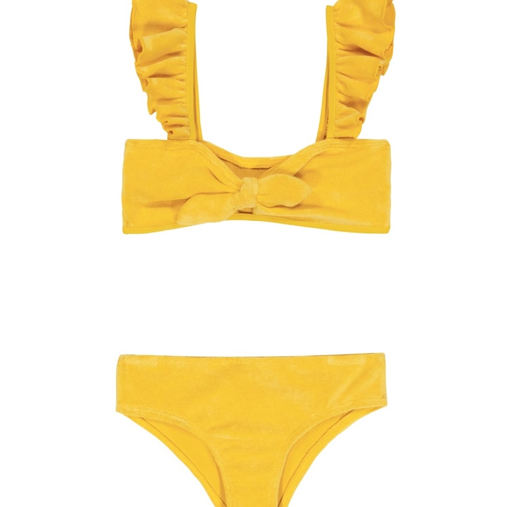 Zimmermann Kids' Clover Tie Front Two-Piece Swimsuit